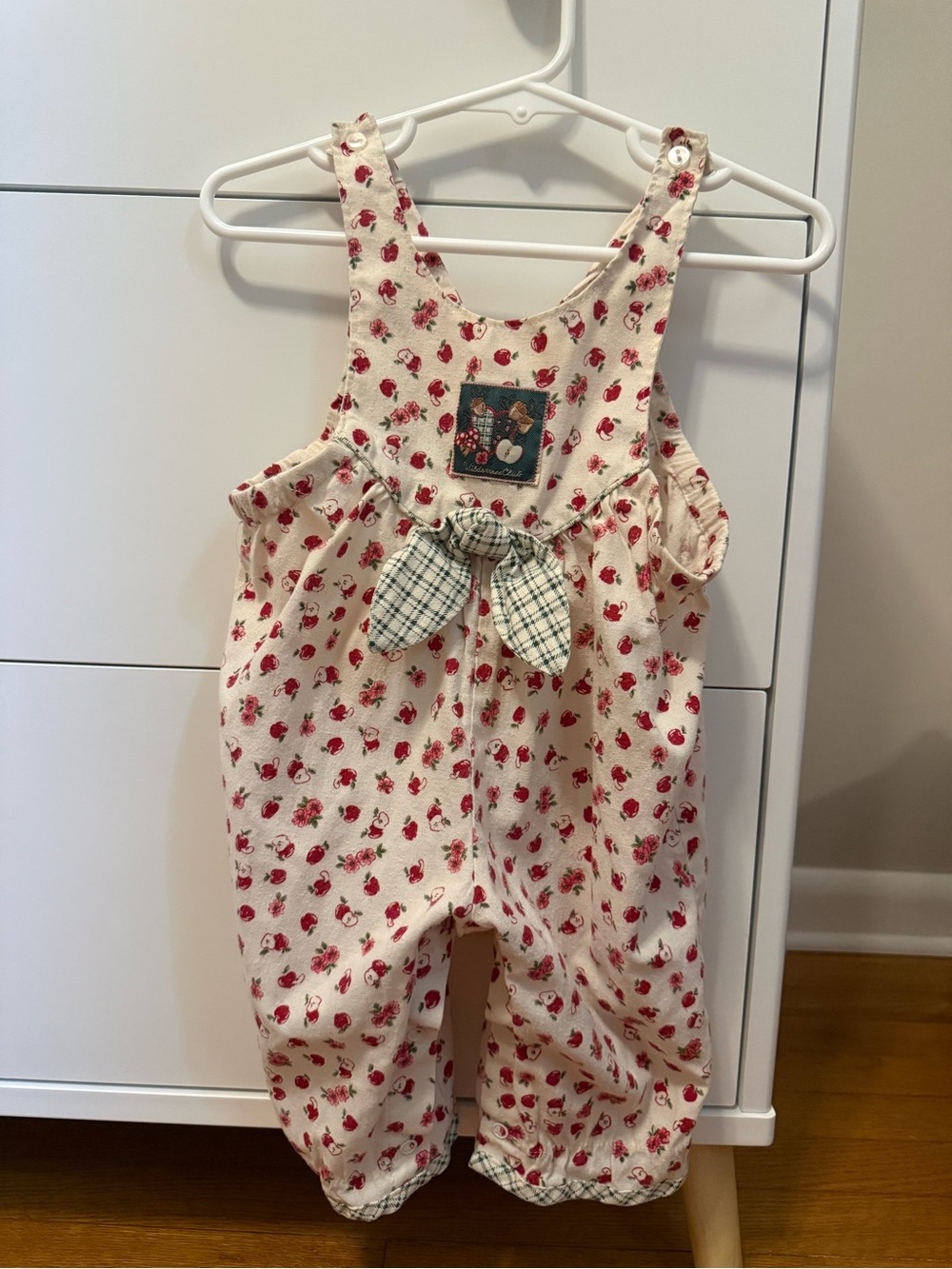 Vintage apple overalls